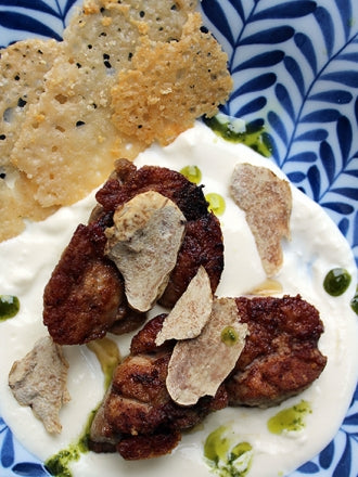 Veal sweetbreads and white truffle