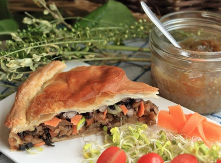 Veggie Pie with Wild Mushrooms