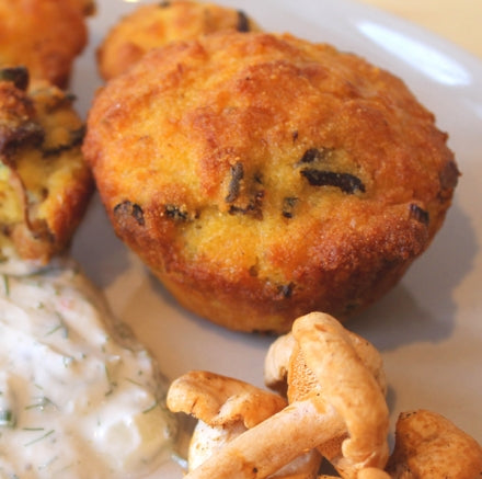 Hedgehog Mushroom Muffins