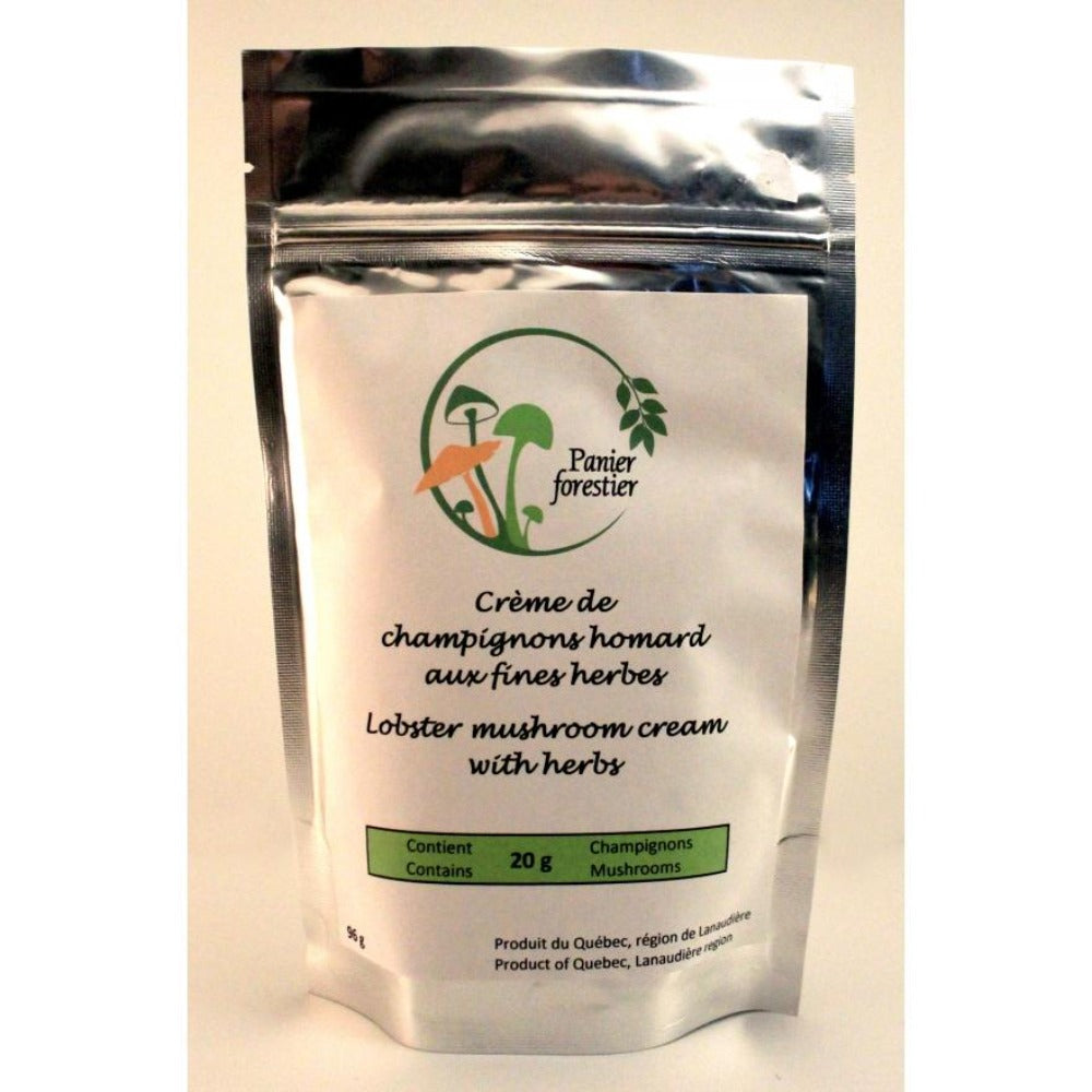 Cream of Lobster Mushroom Soup with Herbs